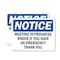 Signmission Meeting In Progress Knock If You Have An, 10 in W x Rectangle, Plastic OS-2PACK-NS-P-710-L-14197 - alternate 1